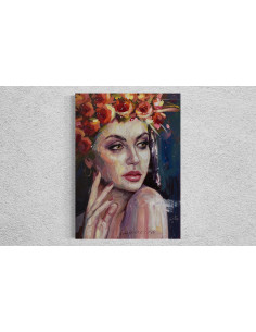 Frank Elia. (Cuba, 1990). Inspiración. Acrílico lienzo.