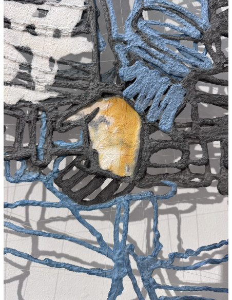 María Mata (Lugo, 1962). Bambú. Técnica mixta.
