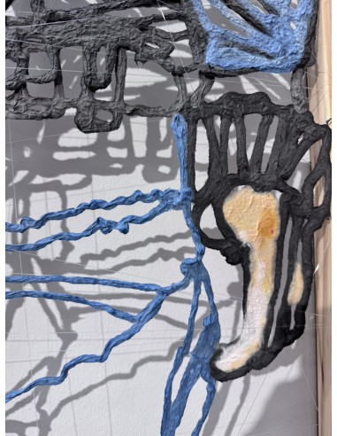 María Mata (Lugo, 1962). Bambú. Técnica mixta.