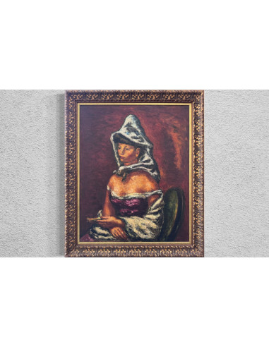 Souto, Arturo (Pontevedra, 1902 - México, 1964). Sin titulo. Óleo sobre lienzo.