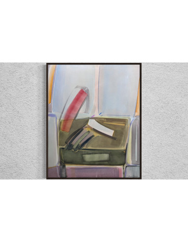 Armando Guerra (Vigo, 1948 - 2018) Composición. Acrílico sobre lienzo