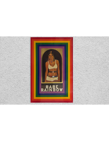 Peter Blake. (1932, Dartford, Reino Unido). Babe Rainbow. Serigrafía sobre latón.