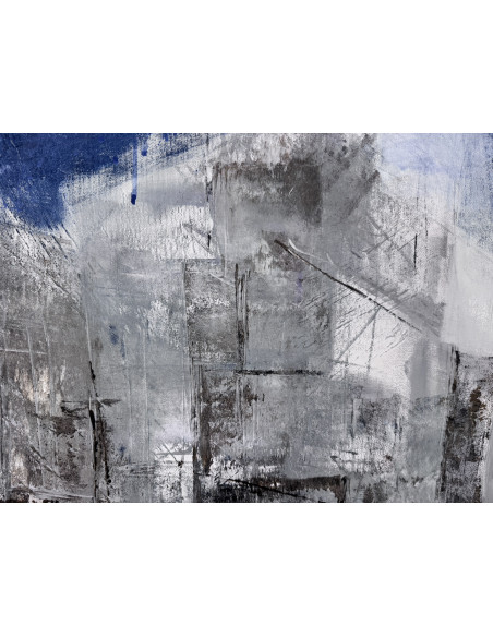Ángeles Jorreto (Ourense, 1944). Distrito 32. Mixta sobre lienzo.