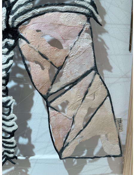 María Mata (Lugo, 1962). Bambú. Técnica mixta.