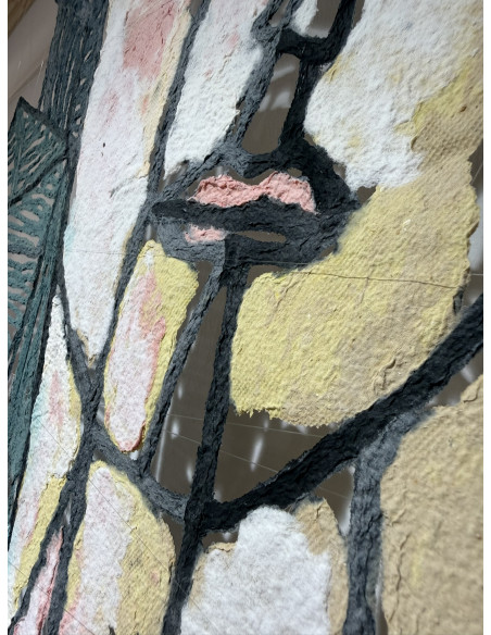 María Mata (Lugo, 1962). Bambú. Técnica mixta.