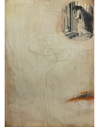 Murado, Antonio (Lugo, 1964). A MONECA. Oleo,...