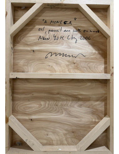 Murado, Antonio (Lugo, 1964). A MONECA. Oleo,...