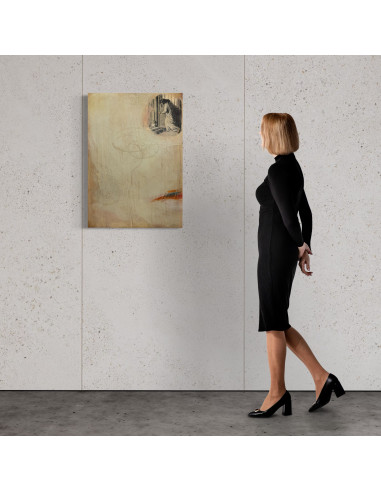 Murado, Antonio (Lugo, 1964). A MONECA. Oleo,...