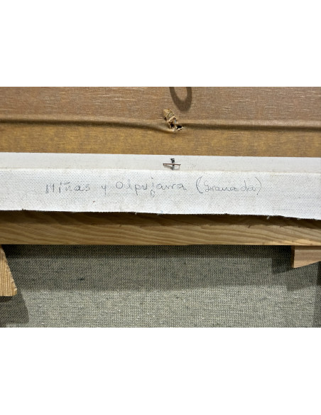 Laureano Quesada (Ferrol, 1941 - A Coruña, 2010). Niñas y Alpujarra. Granada.