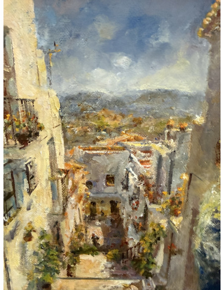 Laureano Quesada (Ferrol, 1941 - A Coruña, 2010). Niñas y Alpujarra. Granada.