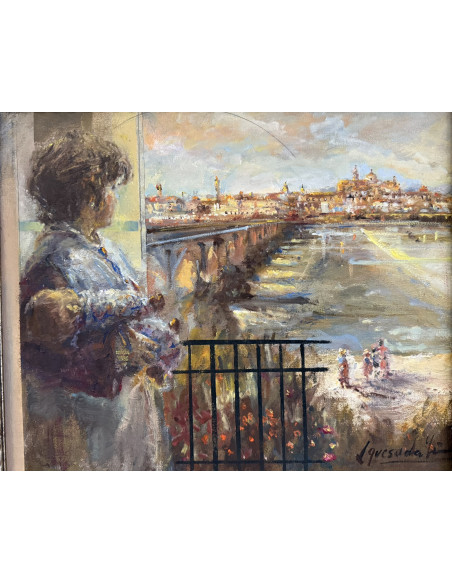 Laureano Quesada (Ferrol, 1941 - A Coruña, 2010). Carmen y Cordoba.