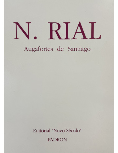 N. Rial. Praza das Praterias. Aguafuerte.