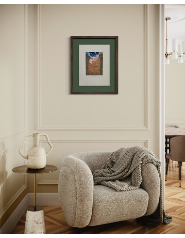 N. Rial. Praza das Praterias. Aguafuerte.