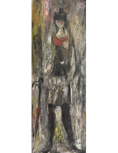 José Frau. (Vigo 1898 - Madrid 1976). La francesita. Óleo... 2