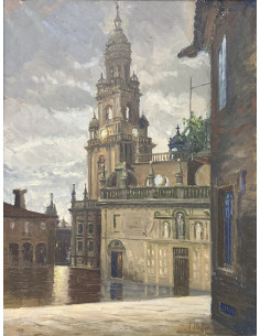 Villafinez (Pontevedra 1892 - Santiago 1980). Vista de la... 2