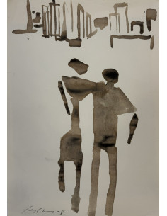 Cabanas, Xaime (A Coruña, 1953 - 2013). Sin título.... 2