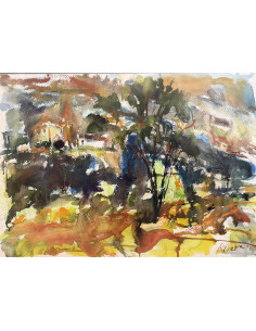 Manolo Rivera. (Écija, Sevilla, 1961). S/t. Acuarela. 2