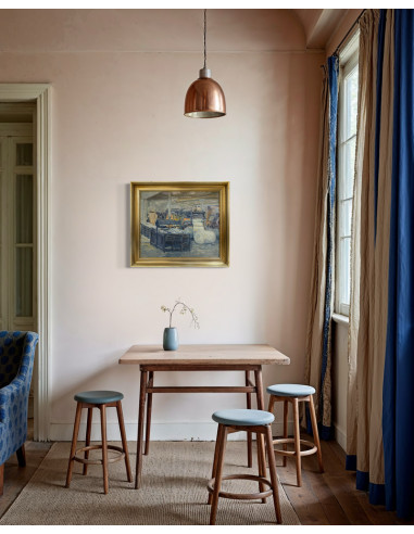 Manuel Santiago. Rotativas Correo Gallego. Óleo...