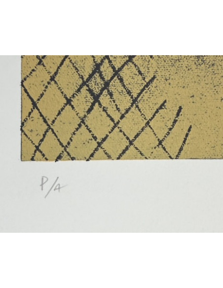 Xulio Maside (Vigo, 1933 - Santiago de Compostela, 1922). S/t. Serigrafía.