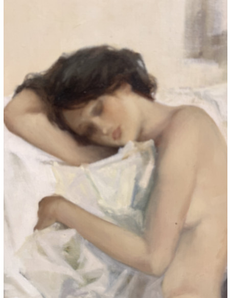 Carlos Morago (Madrid, 1954). S/t. Óleo sobre lienzo.