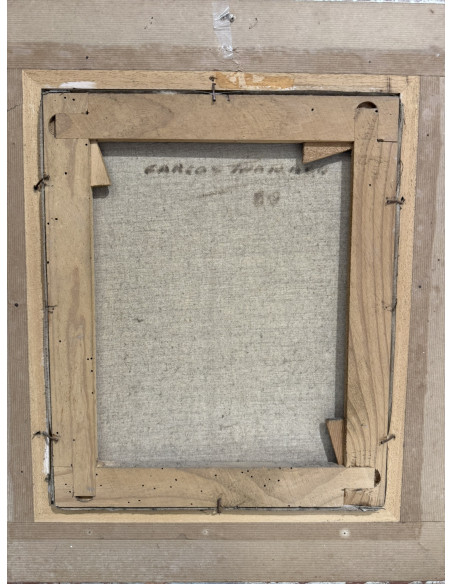 Carlos Morago (Madrid, 1954). S/t. Óleo sobre lienzo.