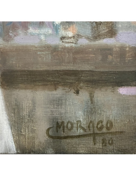 Carlos Morago (Madrid, 1954). S/t. Óleo sobre lienzo.