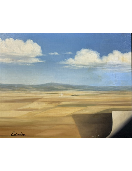 Fernando Prieto (A Coruña, 1947). Sin titulo. Óleo sobre lienzo.