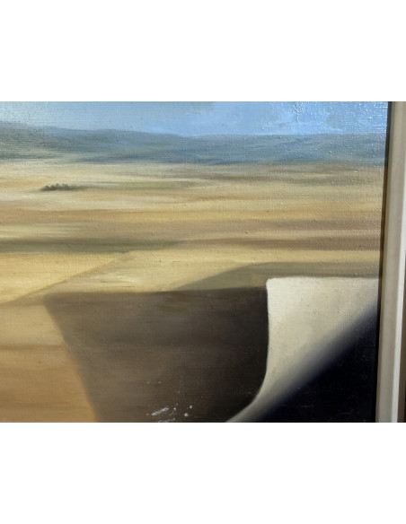 Fernando Prieto (A Coruña, 1947). Sin titulo. Óleo sobre lienzo.