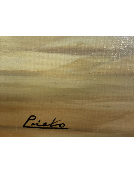 Fernando Prieto (A Coruña, 1947). Sin titulo. Óleo sobre lienzo.