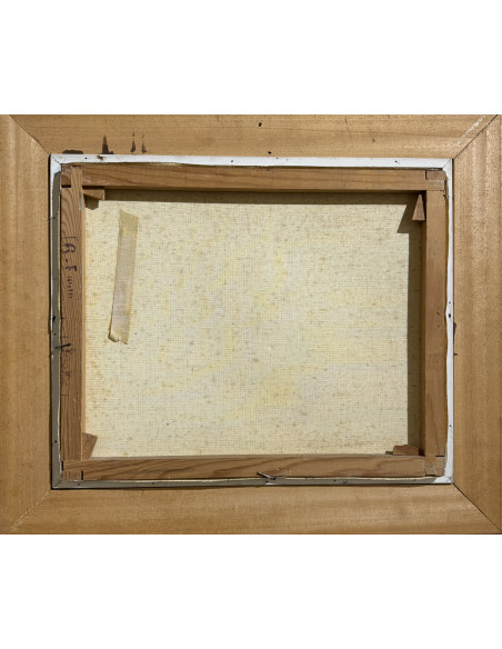 Fernando Prieto (A Coruña, 1947). Sin titulo. Óleo sobre lienzo.