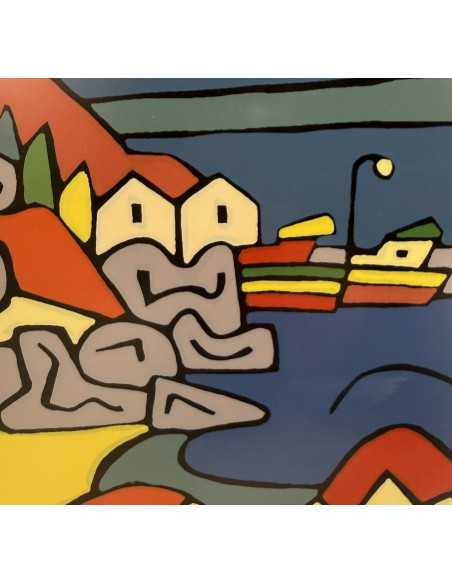 Peteiro Vázquez, Jorge (A Coruña, 1959 – Sada, 2013). S/t. Serigrafía.