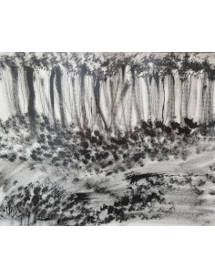 Maribel Mouriño. (Brasil, 1961). Paisaje. Tinta sobre... 2