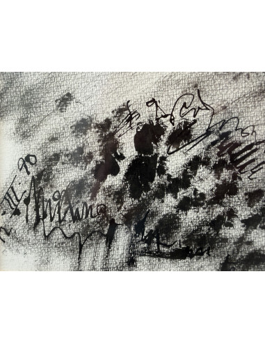 Maribel Mouriño. (Brasil, 1961). Paisaje. Tinta...