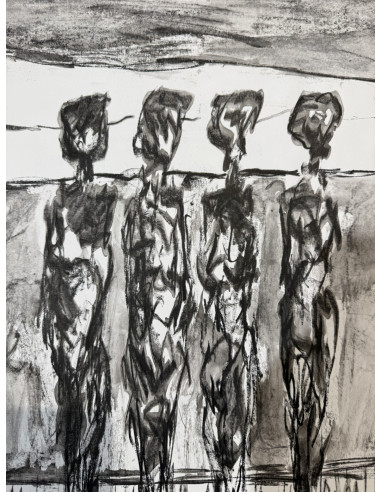 Xosé Tome (Zamora, 1942 - 2005). S/t. Tinta...