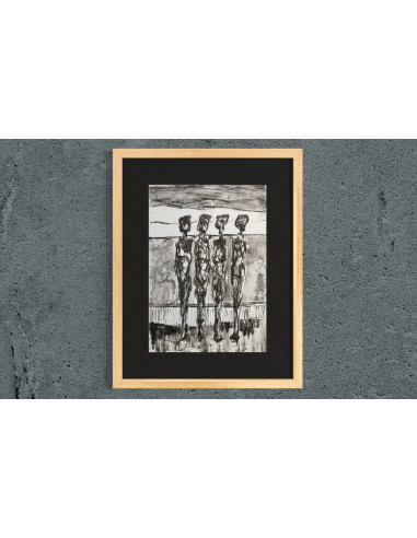 Xosé Tome (Zamora, 1942 - 2005). S/t. Tinta...
