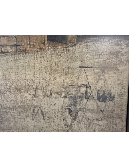 Vicente Prego (A Coruña, 1957). S/t. Técnica mixta sobre tabla