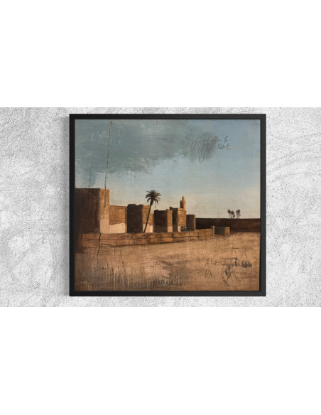 Vicente Prego (A Coruña, 1957). S/t. Técnica mixta sobre tabla