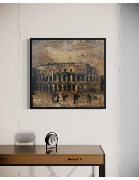 Vicente Prego (A Coruña, 1957). S/t. Técnica mixta sobre tabla