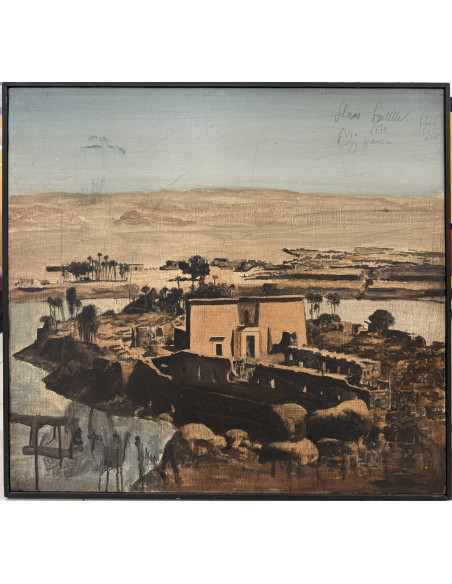 Vicente Prego (A Coruña, 1957). S/t. Técnica mixta sobre tabla