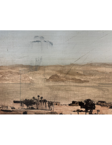 Vicente Prego (A Coruña, 1957). S/t. Técnica mixta sobre tabla