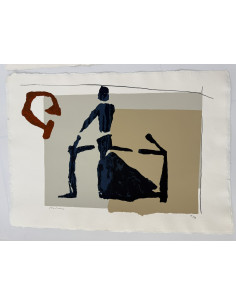Cabanas, Xaime (A Coruña, 1953 - 2013). S/t.. Serigrafia. 2