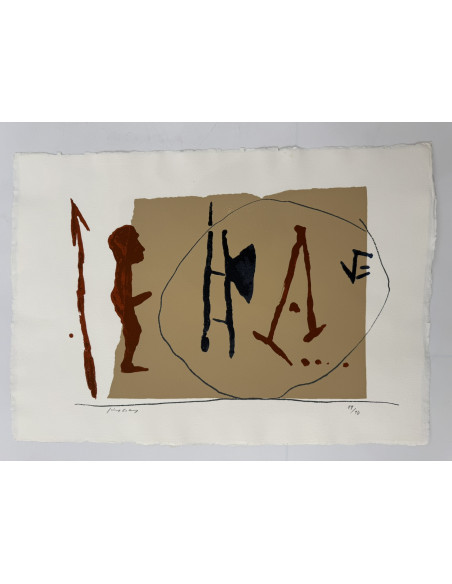 Cabanas, Xaime (A Coruña, 1953 - 2013). S/t. Serigrafia.