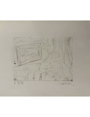 Cabezas, Jorge (A Coruña, 1972). S/T. Obra gráfica