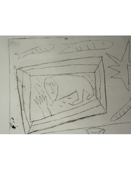 Cabezas, Jorge (A Coruña, 1972). S/T. Obra gráfica