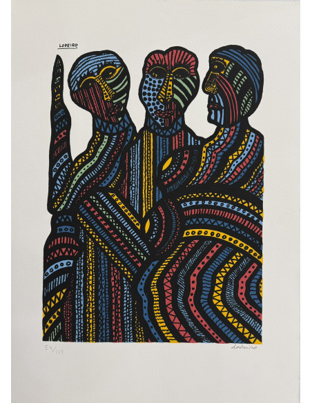 Lodeiro , Xosé Telmo. (Vigo, 1930 - 1996). S/t. Obra gráfica.