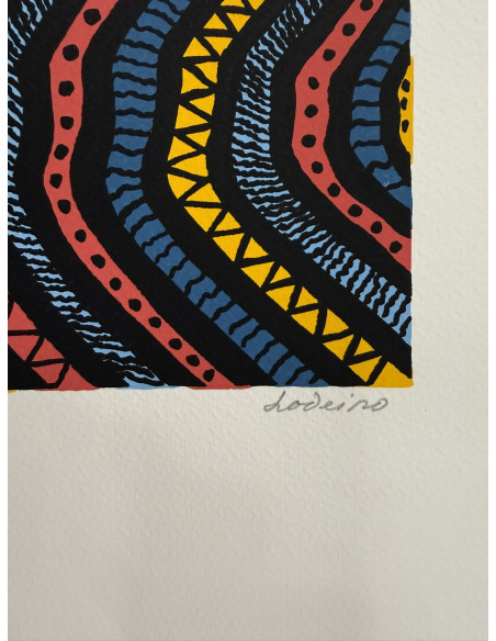 Lodeiro , Xosé Telmo. (Vigo, 1930 - 1996). S/t. Obra gráfica.