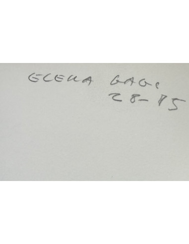 Elena Gago (A Coruña 1940 - 2011). Desnudo....
