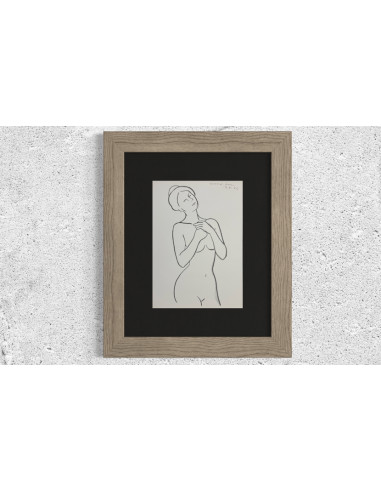 Elena Gago (A Coruña 1940 - 2011). Desnudo....