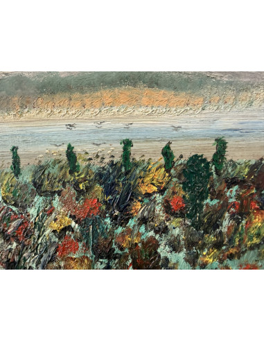 Nelson Zumel. (Baltar, Ourense 1928). Paisaje....