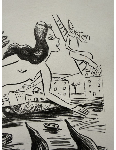 Siro López Lorenzo (Ferrol, 1943). Sátira. Obra gráfica.